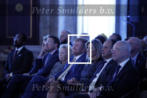 Amsterdam 7 december 2022
Prins Claus prijzen in paleis op de dam . Aanwezig Koning Willem Alexander Koningin Maxima Prinses Beatrix Prins Constantijn en Prinses laurentien.