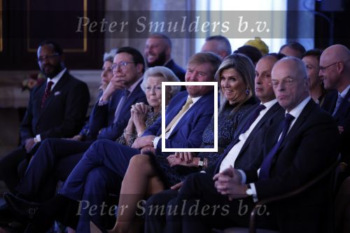 Amsterdam 7 december 2022
Prins Claus prijzen in paleis op de dam . Aanwezig Koning Willem Alexander Koningin Maxima Prinses Beatrix Prins Constantijn en Prinses laurentien.