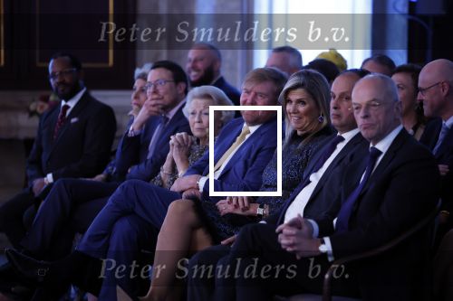 Amsterdam 7 december 2022
Prins Claus prijzen in paleis op de dam . Aanwezig Koning Willem Alexander Koningin Maxima Prinses Beatrix Prins Constantijn en Prinses laurentien.