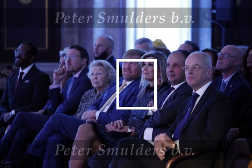 Amsterdam 7 december 2022
Prins Claus prijzen in paleis op de dam . Aanwezig Koning Willem Alexander Koningin Maxima Prinses Beatrix Prins Constantijn en Prinses laurentien.