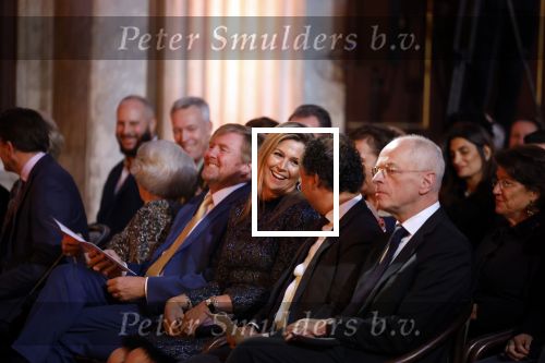 Amsterdam 7 december 2022
Prins Claus prijzen in paleis op de dam . Aanwezig Koning Willem Alexander Koningin Maxima Prinses Beatrix Prins Constantijn en Prinses laurentien.