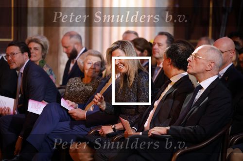 Amsterdam 7 december 2022
Prins Claus prijzen in paleis op de dam . Aanwezig Koning Willem Alexander Koningin Maxima Prinses Beatrix Prins Constantijn en Prinses laurentien.