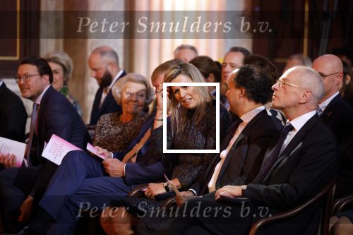 Amsterdam 7 december 2022
Prins Claus prijzen in paleis op de dam . Aanwezig Koning Willem Alexander Koningin Maxima Prinses Beatrix Prins Constantijn en Prinses laurentien.