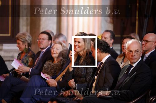 Amsterdam 7 december 2022
Prins Claus prijzen in paleis op de dam . Aanwezig Koning Willem Alexander Koningin Maxima Prinses Beatrix Prins Constantijn en Prinses laurentien.
