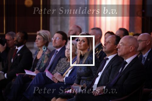 Amsterdam 7 december 2022
Prins Claus prijzen in paleis op de dam . Aanwezig Koning Willem Alexander Koningin Maxima Prinses Beatrix Prins Constantijn en Prinses laurentien.