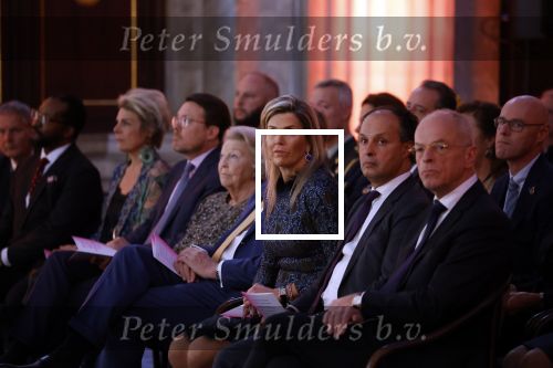 Amsterdam 7 december 2022
Prins Claus prijzen in paleis op de dam . Aanwezig Koning Willem Alexander Koningin Maxima Prinses Beatrix Prins Constantijn en Prinses laurentien.
