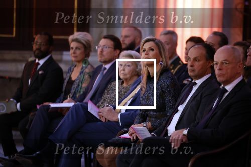 Amsterdam 7 december 2022
Prins Claus prijzen in paleis op de dam . Aanwezig Koning Willem Alexander Koningin Maxima Prinses Beatrix Prins Constantijn en Prinses laurentien.