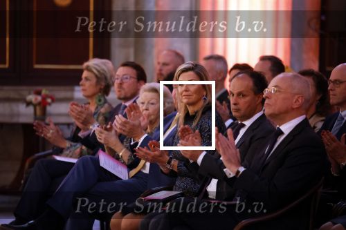 Amsterdam 7 december 2022
Prins Claus prijzen in paleis op de dam . Aanwezig Koning Willem Alexander Koningin Maxima Prinses Beatrix Prins Constantijn en Prinses laurentien.