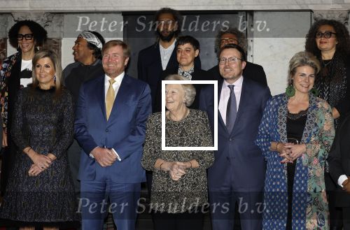 Amsterdam 7 december 2022
Prins Claus prijzen in paleis op de dam . Aanwezig Koning Willem Alexander Koningin Maxima Prinses Beatrix Prins Constantijn en Prinses laurentien.