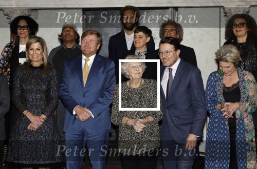 Amsterdam 7 december 2022
Prins Claus prijzen in paleis op de dam . Aanwezig Koning Willem Alexander Koningin Maxima Prinses Beatrix Prins Constantijn en Prinses laurentien.