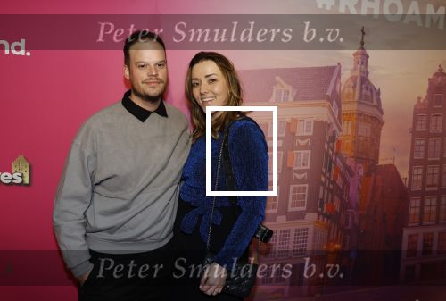 Amsterdam 22 november 2022
Presentatie Real Housewifes of Amsterdam in Hotel Krasnapolsky  van Videoland. Mascha Feoktistova met haar man Gregor v Vlierden