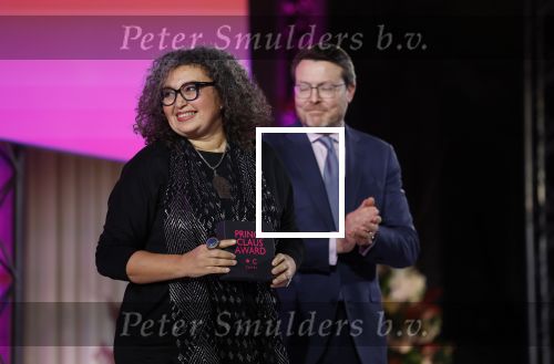 Amsterdam 7 december 2022
Prins Claus prijzen in paleis op de dam . Aanwezig Koning Willem Alexander Koningin Maxima Prinses Beatrix Prins Constantijn en Prinses laurentien. May Al-Ibrashy