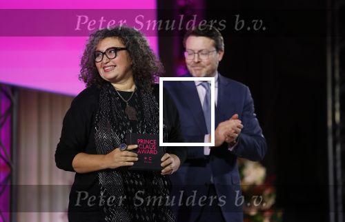 Amsterdam 7 december 2022
Prins Claus prijzen in paleis op de dam . Aanwezig Koning Willem Alexander Koningin Maxima Prinses Beatrix Prins Constantijn en Prinses laurentien. May Al-Ibrashy