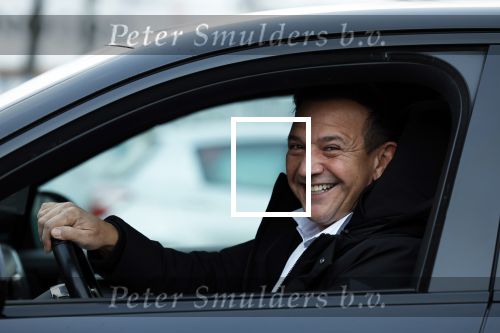 Amsterdam 17 december 2022
Premiere het feest van tante Ria . Najib Amhali in zijn auto