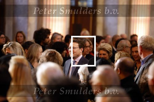 Amsterdam 7 december 2022
Prins Claus prijzen in paleis op de dam . Aanwezig Koning Willem Alexander Koningin Maxima Prinses Beatrix Prins Constantijn en Prinses laurentien.