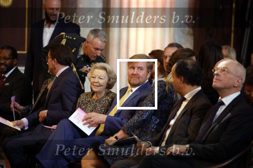 Amsterdam 7 december 2022
Prins Claus prijzen in paleis op de dam . Aanwezig Koning Willem Alexander Koningin Maxima Prinses Beatrix Prins Constantijn en Prinses laurentien.