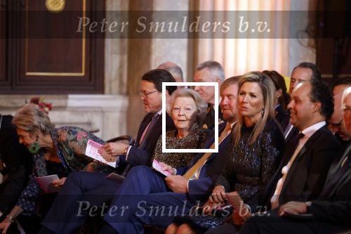 Amsterdam 7 december 2022
Prins Claus prijzen in paleis op de dam . Aanwezig Koning Willem Alexander Koningin Maxima Prinses Beatrix Prins Constantijn en Prinses laurentien.