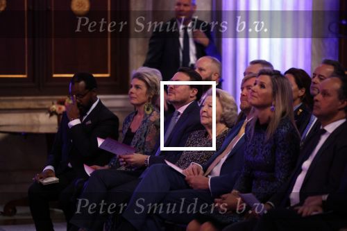 Amsterdam 7 december 2022
Prins Claus prijzen in paleis op de dam . Aanwezig Koning Willem Alexander Koningin Maxima Prinses Beatrix Prins Constantijn en Prinses laurentien.