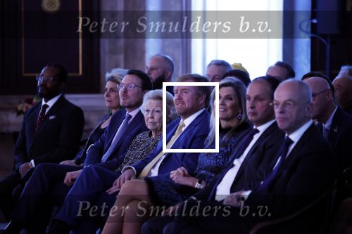 Amsterdam 7 december 2022
Prins Claus prijzen in paleis op de dam . Aanwezig Koning Willem Alexander Koningin Maxima Prinses Beatrix Prins Constantijn en Prinses laurentien.