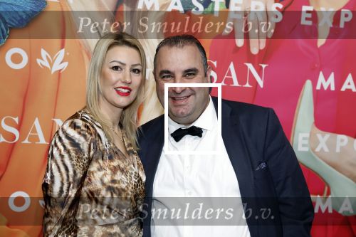 Amsterdam 10 december 2022
VIP dag Masters expo in de RAI. Salar Azimi  met zijn vrouw
