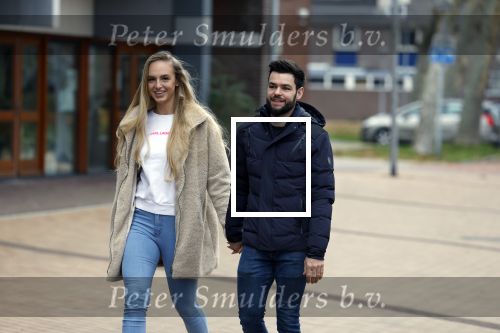 Almere 3 december 2022
Sjinkie Knegt met zijn nieuwe vriendin Chantal.