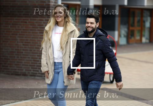 Almere 3 december 2022
Sjinkie Knegt met zijn nieuwe vriendin Chantal.