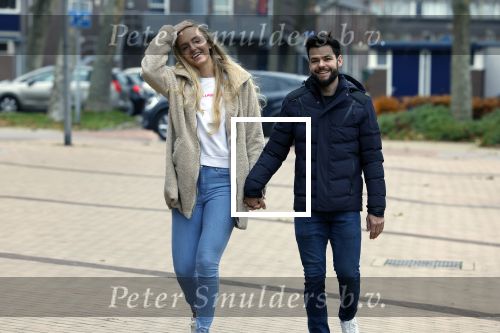 Almere 3 december 2022
Sjinkie Knegt met zijn nieuwe vriendin Chantal.