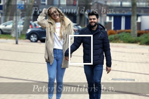 Almere 3 december 2022
Sjinkie Knegt met zijn nieuwe vriendin Chantal.