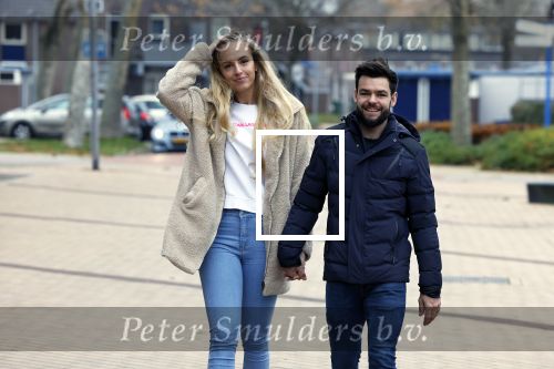 Almere 3 december 2022
Sjinkie Knegt met zijn nieuwe vriendin Chantal.