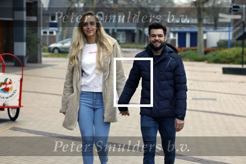 Almere 3 december 2022
Sjinkie Knegt met zijn nieuwe vriendin Chantal.