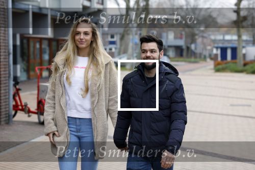 Almere 3 december 2022
Sjinkie Knegt met zijn nieuwe vriendin Chantal.