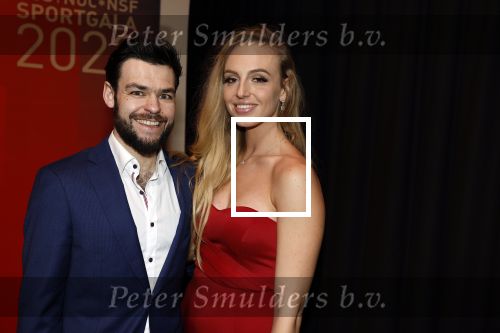 Amsterdam 21 december 2022
Sportman en Sportvrouw van het jaar Gala in AFAS Live. Sjinkie Knegt met zijn vriendin Chantal
