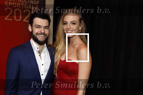 Amsterdam 21 december 2022
Sportman en Sportvrouw van het jaar Gala in AFAS Live. Sjinkie Knegt met zijn vriendin Chantal