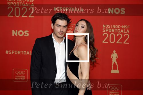 Amsterdam 21 december 2022
Sportman en Sportvrouw van het jaar Gala in AFAS Live. Suzanne Schulting kwam met haar vriend Sam v Royen