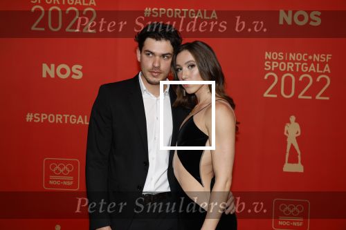 Amsterdam 21 december 2022
Sportman en Sportvrouw van het jaar Gala in AFAS Live. Suzanne Schulting kwam met haar vriend Sam v Royen