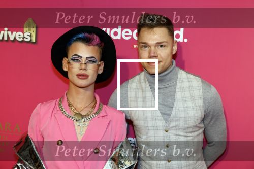 Amsterdam 22 november 2022
Presentatie Real Housewifes of Amsterdam in Hotel Krasnapolsky  van Videoland. Ziggy Krassenberg en partner