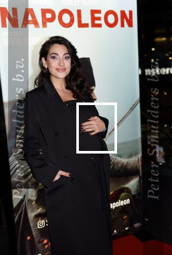 Amsterdam 21 november 2023
Premiere Napoleon in Pathe Arena.
Anna Nooshin zwanger