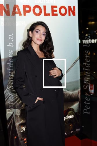 Amsterdam 21 november 2023
Premiere Napoleon in Pathe Arena.
Anna Nooshin zwanger
