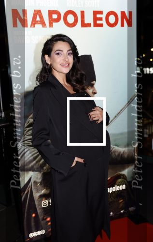 Amsterdam 21 november 2023
Premiere Napoleon in Pathe Arena.
Anna Nooshin zwanger
