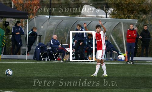 Amsterdam 11 november 2023
Damian v d Vaart in Ajax O18 tegen fc Den Haag op de toekomst.