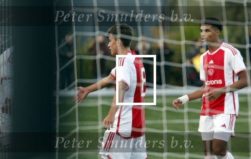 Amsterdam 11 november 2023
Damian v d Vaart in Ajax O18 tegen fc Den Haag op de toekomst.