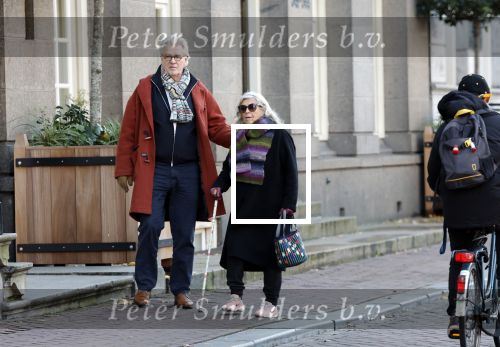Amsterdam 30 november 2023
Jeroen Krabben en zijn vrouw Herma Krabbe in hun biro onderweg naar het Waldorf Astoria Hotel.