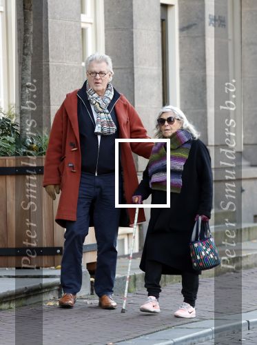 Amsterdam 30 november 2023
Jeroen Krabben en zijn vrouw Herma Krabbe in hun biro onderweg naar het Waldorf Astoria Hotel.
