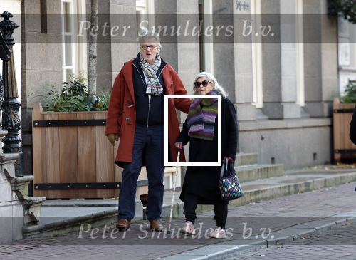 Amsterdam 30 november 2023
Jeroen Krabben en zijn vrouw Herma Krabbe in hun biro onderweg naar het Waldorf Astoria Hotel.