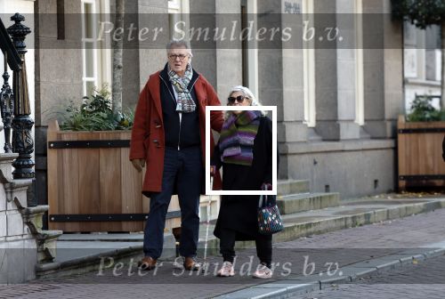 Amsterdam 30 november 2023
Jeroen Krabben en zijn vrouw Herma Krabbe in hun biro onderweg naar het Waldorf Astoria Hotel.