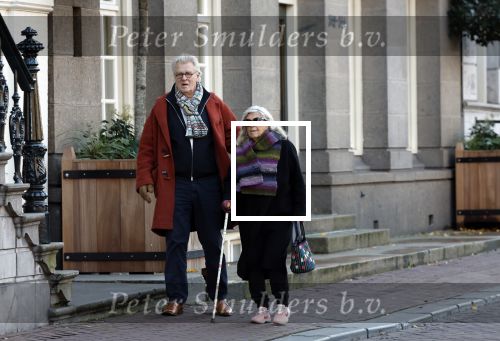 Amsterdam 30 november 2023
Jeroen Krabben en zijn vrouw Herma Krabbe in hun biro onderweg naar het Waldorf Astoria Hotel.