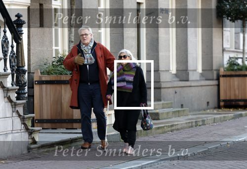 Amsterdam 30 november 2023
Jeroen Krabben en zijn vrouw Herma Krabbe in hun biro onderweg naar het Waldorf Astoria Hotel.