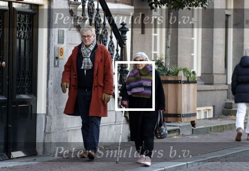Amsterdam 30 november 2023
Jeroen Krabben en zijn vrouw Herma Krabbe in hun biro onderweg naar het Waldorf Astoria Hotel.