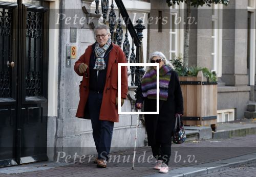Amsterdam 30 november 2023
Jeroen Krabben en zijn vrouw Herma Krabbe in hun biro onderweg naar het Waldorf Astoria Hotel.