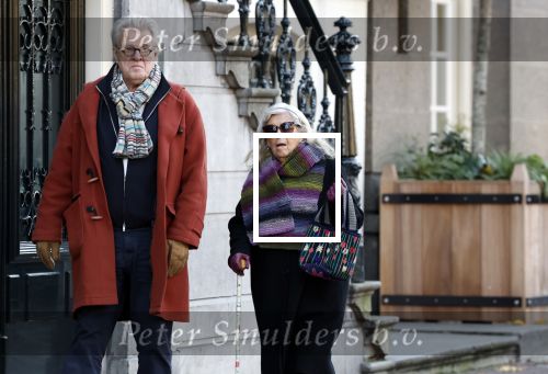 Amsterdam 30 november 2023
Jeroen Krabben en zijn vrouw Herma Krabbe in hun biro onderweg naar het Waldorf Astoria Hotel.